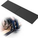 2" Rise Rubber Threshold Ramps for Doorways, 34" Wide Modular Wheelchair Ramp 2 PCS, Wheelchair Ramp, Access Ramps for Wheelchairs,Strollers,Sweepers,Bathrooms,Entryways,2000LBS Capacity