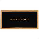 THEODORE MAGNUS Door Mat Coir Doormat for Outdoor Entrance, Durable Welcome Mat with Non-Slip Backing, Perfect for Front Door and Entryway - Outdoor/Indoor - Welcome Canvas - 24" x 48"