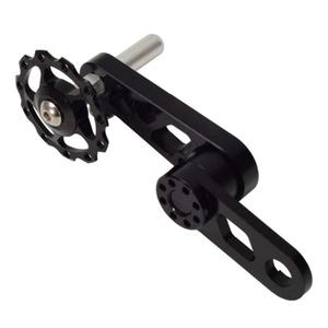 Coherny Single Speed Bike Chain Tensioner Lightweight Aluminum Alloy Bicycle Replacement Accessories (Black)