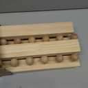 40" Chunky Blanket Loom for Beginners Wooden Round Chunky Knitting Loom with Anti-Slip Pegs, Pine Wood DIY Weaving Kit for Stress Relief, Parent-Child Craft, Gift Making & Elderly Hand Training