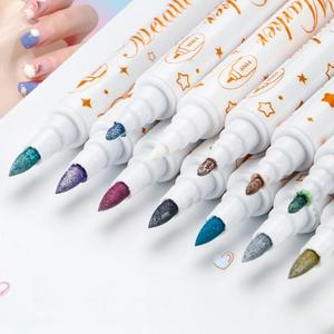 12 Color 3D Nail Art Pens Set