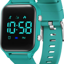 L LAVAREDO Kids Digital Watches for Boys Girls,Waterproof Sport Watch with Pedometer Stopwatch Vibration Alarm for Ages 5-13,No App Fitness Tracker Watch for Kids Teens Birthday Christmas Gifts