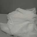 RYB HOME Semi Sheer Curtains 102 inches Long, Back Tab Light Filtering Half Privacy Window Curtains & Drapes for Bedroom Living Room, White, W 52 x L 102 inches, 2 Panels Set