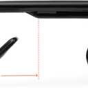 4 Ft Wrought Iron handrail Stair Rail Grab Bar Kit Matte Black Railing Staircase Handrails