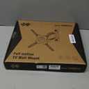 USX MOUNT UL Listed TV Wall Mount for Most 26-60 Inch TVs, Wall Mount TV Brackets with Swivel, Tilt, Rotating, Center Corner Design on Single Stud, Up to 77 lbs Max VESA 400x400mm