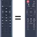 New Replacement Remote Control for AGPTEK Mini 1080p Full-HD Ultra HDMI Digital Streaming Media Player HA0053B Black & Blue