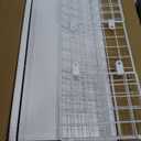 QEEIG Bathroom Shelves Over Toilet - Wall Mounted Floating Shelves Toilet Paper Storage Small Farmhouse Decor Shelf 16 inch Set of 3, White (019-W3)