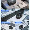 35W Ultrasonic Jewelry Cleaner, 45KHz Retainer Cleaner for Jewelry, 5 Timer & 3 Power Modes, Eyeglasses, Rings, Watch Strap, Dentures - 20oz, 304 Stainless Steel Tank, Quiet <38dB (Black)