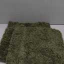 MIULEE Pack of 2 Throw Pillow Covers 18x18 Inch Olive Green Faux Fur Decorative Sherpa Spring Pillow Covers Fuzzy Accent Soft Sheepskin Fleece Cushion Cases for Boho Home Decor Couch Living Room Bed