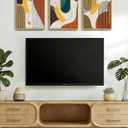 PHOPAGO Boho Abstract Framed Wall Art Modern Minimalist Luxury Gold Line Artwork Kitchen Dining Room Decor 11x14in Natural Framed