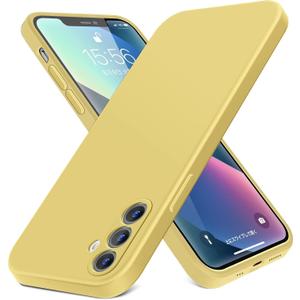 Designed for Galaxy A14 5G Case,Silicone Slim Thin Shockproof [Soft] [Anti-Scratch] [Drop Protection],Yellow,MDM-XGJ-24-06