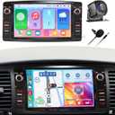 4+64G Android 14 Car Radio for Toyota Corolla E120 2000-2006 Support Wireless Carpaly & Android Auto, 7 Inch IPS Touch Screen, Android Stereo for Corolla with Bluetooth/WiFi/GPS/FM/SWC/Backup Camera