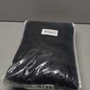 SimpleHome Black Velvet Curtains 96 Inches for Living Room,Rod Pocket Luxury Blackout Velvet Curtains Thermal Insulated 2 Panels Room Darkening Drapes,W52 x L96