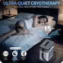 Ice Machine for Knee After Surgery, Programmable Cold Therapy Machine w/Temp Disp, 12H Knee Ice Machine Pain Relief, 12QT/Ultra-Quiet,Cryotherapy for Knee Replacement Shoulder Hip