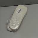 Women Men Plush Strawberry Slippers Cute Fuzzy Slippers Non-Skid Winter Warm Cozy House Indoor Outdoor Shoes (White)