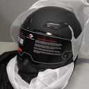 MXJ Gear Motorcycle Helmets for Adult Men Women,MG666 Full Face Helmet(L, Black)
