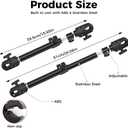 Wheelchair Umbrella Mount Holder, Umbrella Clamp for Wheelchairs, Adjustable Height & Angle, Easy Tool-Free Installation, Outdoor Sun & Rain Protection for Wheelchairs, StrollersOnly Mount