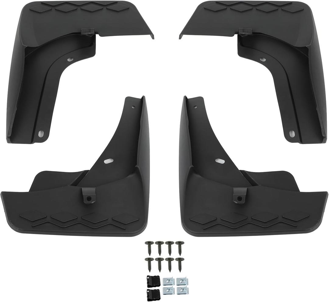 ECCPP 4Pcs Mud Flaps Splash Guards Replacement for 2024 Volkswagen Tiguan 1.4L 2.0L Front & Rear Mud Guards