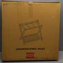 Casual Home Luggage Rack, Walnut, Solid Wood