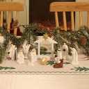 MEETYAMOR Nativity Sets for Christmas Indoor, Set of 11 Resin Nativity Scene Figurines Set for Christmas Decor, Christmas Decorations Indoor for Home Table Mantle Kitchen Shelf