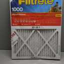 Filtrete 20x25x1 AC Furnace Air Filter, MERV 11, MPR 1000, Micro Allergen Defense, 3-Month Pleated 1-Inch Electrostatic Air Cleaning Filter, 2 Pack (Actual Size 19.688 x 24.688 x 0.84 in)