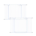 Cumbor 2 Pack 29.7-46" Baby Gate for Stairs, White