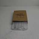 8 Pack Wire Closet Shelf Organizer - Easy Clip-No Tool - 8.5" Tall Acrylic Closet Shelf Dividers for Wire Shelves for Shirt Handbag Sweatshirt Storage for Office/Pantry/Garage Separator,Clear