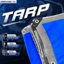 Tarps Waterproof 30'x40', 8 Mil Thick-Silver/Blue