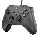 IWGAME Wired Controller for X-BOX/PC, Hall Effect Joysticks&Triggers Gamepad with Turbo, 3.5mm Headphone Jack/Dual Vibration, Compatible with X-BOX One/S/X, X-BOX Series S/X, PC, IOS, Android Platforms(Black, 7.2ft)