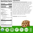 Orgain Organic Vegan Protein Bars, Chocolate Chip Cookie Dough - 10g Plant Based Protein, Low Calorie Healthy Snacks, No Lactose or Soy Ingredients, Gluten Free, Non-GMO - 1.41 Oz (Pack of 12) (EXP 09/12/26)