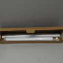 Closet Rods for Hanging Clothes, 17 to 39 Inch Heavy Duty Stepless Adjustable Closet Hanging Rod, 1.3 Inch Diameter Metal Closet Rod for Wardrobes Laundry Bedroom RV, White