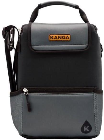 Kanga Insulated Cooler Bag - Soft Cooler Bag - 6 or 12 Can Beer and Seltzer Drink Cooler - Insulated Leak Proof and Durability Tested - Kanga Pouch Cooler (Midnight)