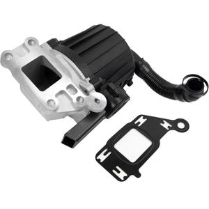 Crankcase Ventilation Oil Separator Breather Compatible with Freightliner Detroit DD13 DD15 Compatible with Mack MP8 Engine 2010-2024 Crankcase Oil Breather Separator with Gasket