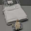 AIDUOMAER White Lightweight Sheer Curtains 90 Inches Long 2 Panels, 54 Inches Width, Semi-Transparent Hook Curtains, Soft Airy Drapes, Suitable for Bedroom and Living Room