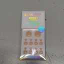 BTArtbox Press on Toenails Short, White French Tips Press on Toe Nails Square, Light Weight & Fit Perfectly Glazed Glue On Toenails with Glue, Fake Toe nails in 16 Sizes- 32 Kit, Hope Hope