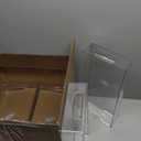 iDesign Stackable Clear Plastic Extra Long Pantry Organizers and Cabinet Storage Bins for Kitchen, 4-Pack (16 x 8 x 3)