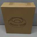 48 inch Inflatable Snow Tube Sled with Nylon Cover and Hard Bottom- Heavy Duty River Tube Float for Adults and Kids