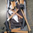 Bassinet Bedside Sleeper, Rocking Bassinets with Comfy Mattress and Wheels for Newborn, 5-Height Adjustable (Black)