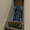 Metal Decorative Garden Fence 22" Wide x 18" High (10 Panels, Total Length 18.3 feet), Metal Border Folding Fence, Landscape Fencing for Flower Bed, Yard, Animal Barrier (Black)