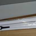 LazBlinds No Tools No Drill 1" Vinyl Mini Blinds, Cordless Blinds for Windows, Light Filtering Horizontal Window Blinds & Shades, 39" W x 64" H, White