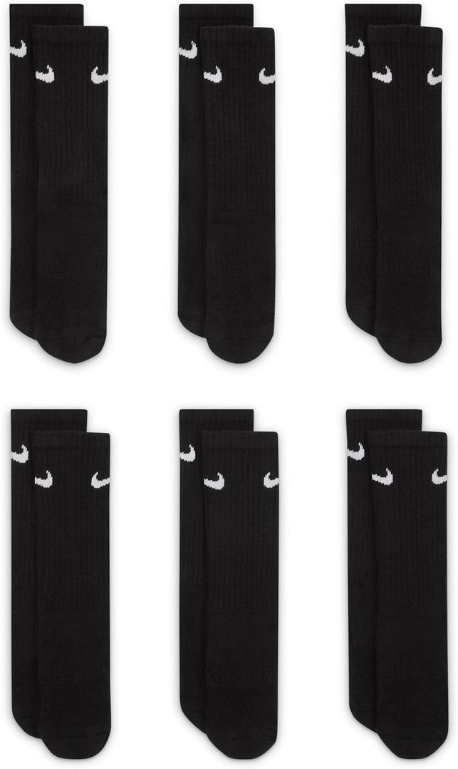 Nike Unisex Kids' Everyday Cushioned (Black, M)
