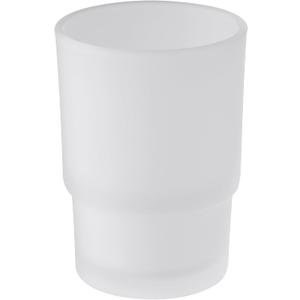 Tumbler Glass, Frosted Bathroom Rinsing Cup, Replacement Tumbler for Aomasi Toothbrush Holder