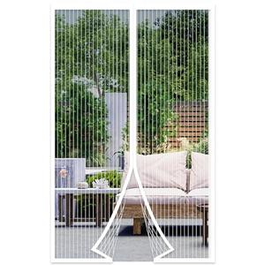METAONLY Magnetic Screen Door Fits Door Size 38" x 82", Screen Door Mesh, Door Screen Magnetic Closure for Patio Door Enjoy Air Fresh-White, Actual Screen Size 40" x 83"