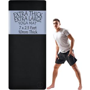 Tatago Extra Thick Yoga Mat Wide & XL-Our 10mm Extra Large Yoga Mat Thick Extra Wide And Long For Total Joint Cushioning. A Large Exercise Mat Thick And Perfect For Home Workout Pilates Or Studio.