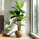 Erimda 8.2FT Artificial Banana Tree Tall Fake Banana Leaf Plant Faux Banana Silk Tree Faux Banana Leaves for Home Swimming Pool Indoor Outdoor Patio Tropical Decor