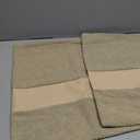 Pack of 2 Faux Leather Boucle Throw Pillow Covers 20"x12" Neutral Beige Chic Accents Textured Rectangular Lumbar Decorative Pillow Cases for Living Room Couch Bed Farmhouse Boho Home Decor