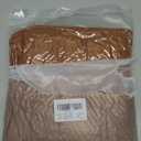 LOMAO Knitted Throw Blanket with Tassels Bubble Textured Lightweight Throws for Couch Cover Home Decor (Caramel, 50x60)