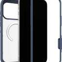OtterBox iPhone 17 Pro Max Defender Series Pro XT Clear Case - Baby Blue Clear - Tough, Rugged & Durable iPhone Case, Snaps on MagSafe
