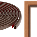 Weather Stripping Door Seal Strip, SelfAdhesive Door Weather Stripping Strip, Soundproof D Shape Waterproof Weatherstripping for Door Frame Windows Insulation