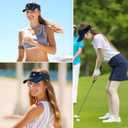 Marrywindix 1 Piece of Sport Wear Athletic Visor Sun Sports Visor Hat Laser Visor Adjustable Cap for Women and Men (One Size)